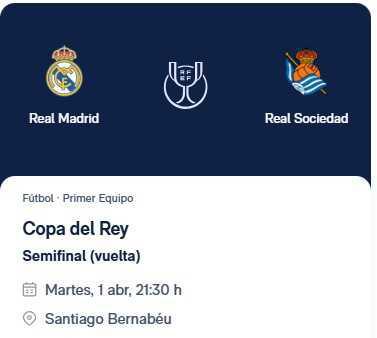  Real Madrid - Real Sociedad 