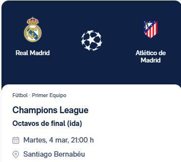 Real Madrid - Atlético de Madrid 