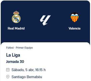 Real Madrid - Valencia CF