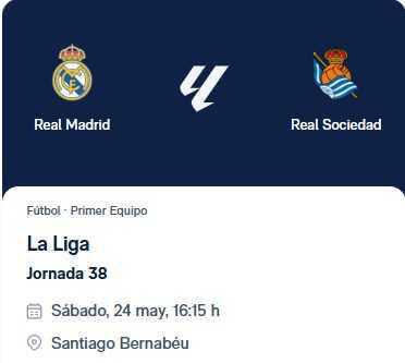 Real Madrid - Real Sociedad