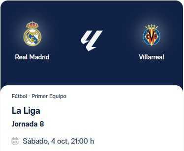 Real Madrid - Villarreal 