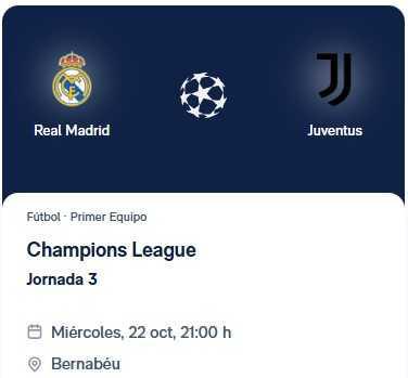 Real Madrid -Juventus de Turín