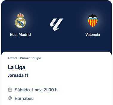  Real Madrid - Valencia
