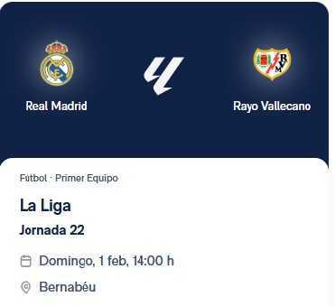  Real Madrid - Rayo Vallecano