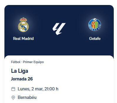 Real Madrid - Getafe