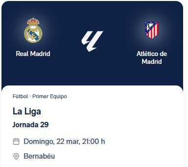 Real Madrid - Atlético de Madrid 