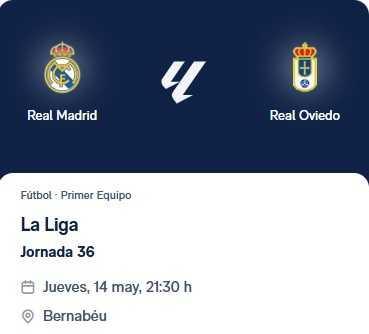 Real Madrid - Real Oviedo 