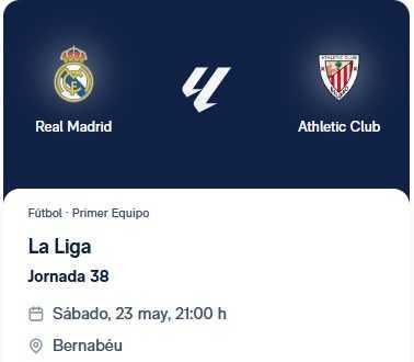 Real Madrid - Athletic Club
