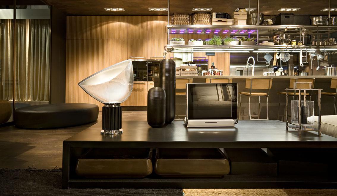 Luminária De Mesa Flos Taccia Designer Achille E Castiglioni 