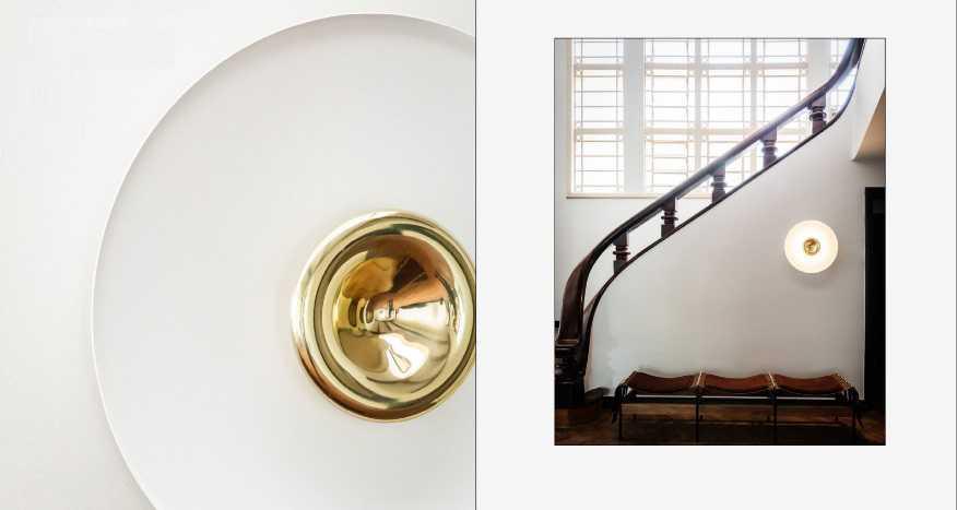 Arandela Grande Ilusao Alva Design para A de Arte Dimer. Arandela Grande Ilusao Alva Design para A de Arte Dimer.