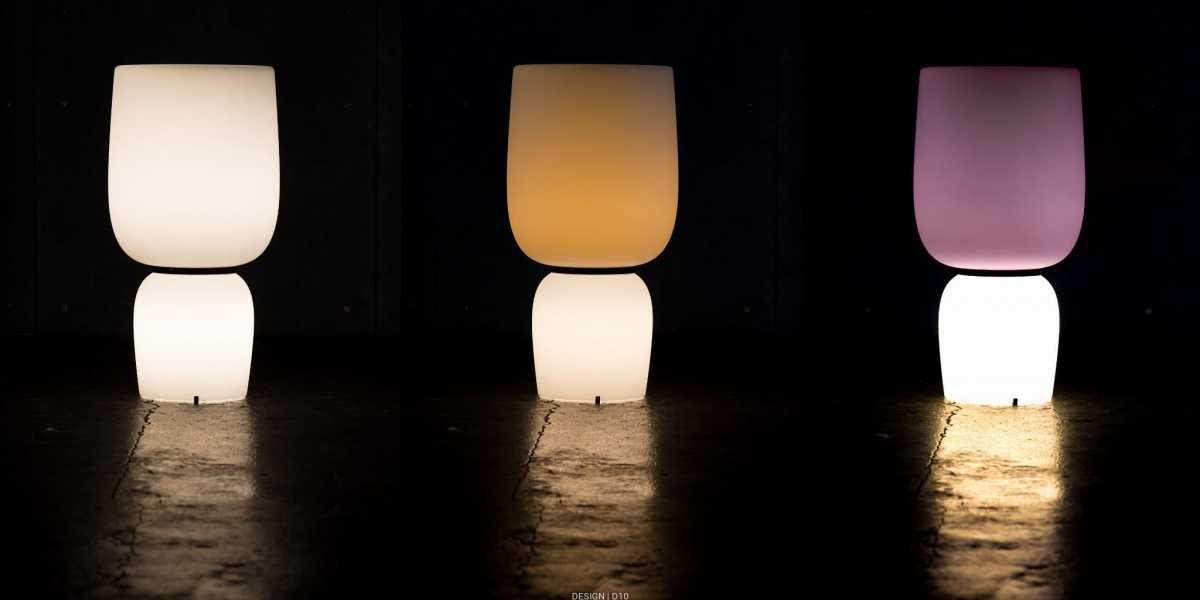 Luminária de mesa Vibia Ghost Dimer. Design Von Arik Levy