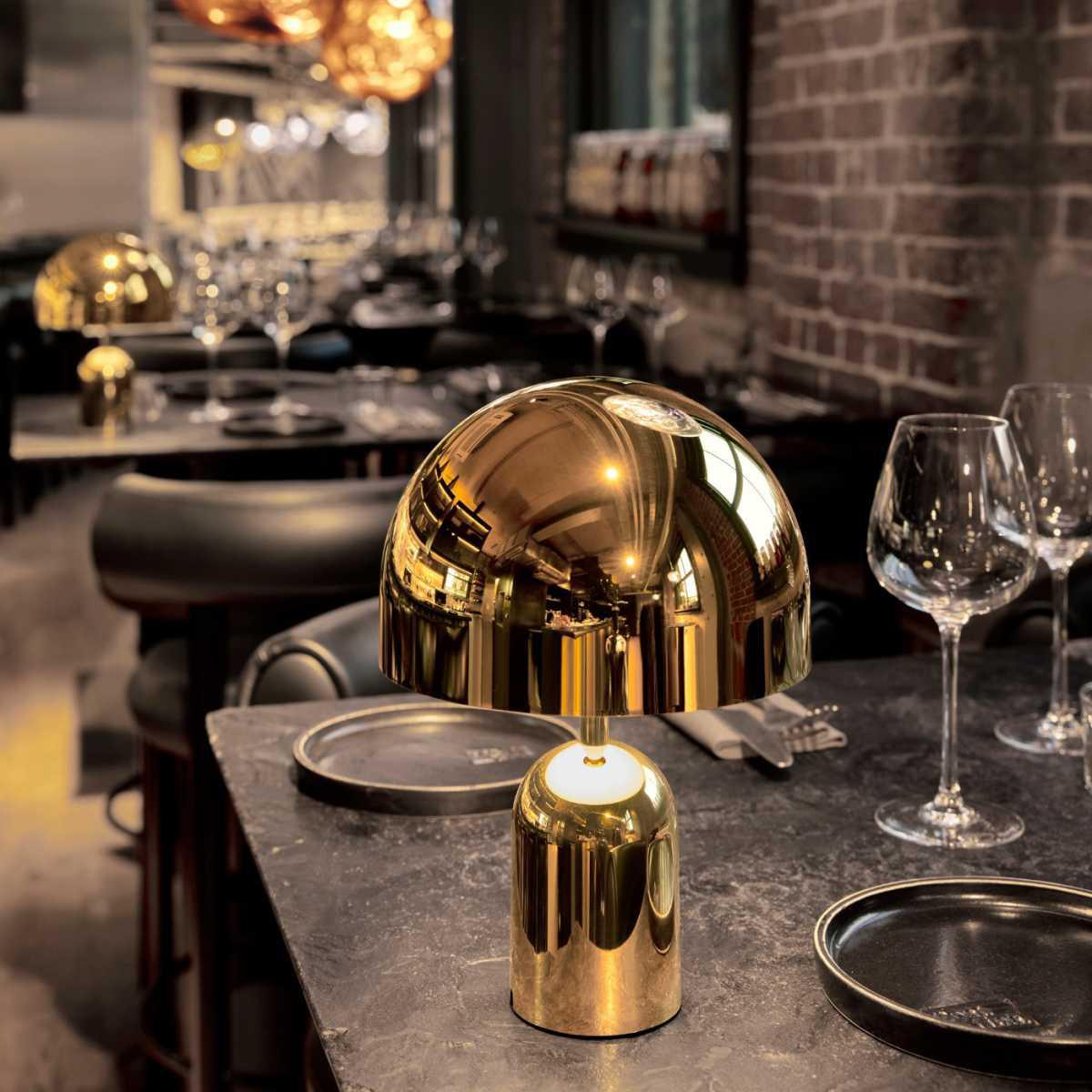 Luminária De Mesa Tom Dixon Bell Portable Dimerizável 