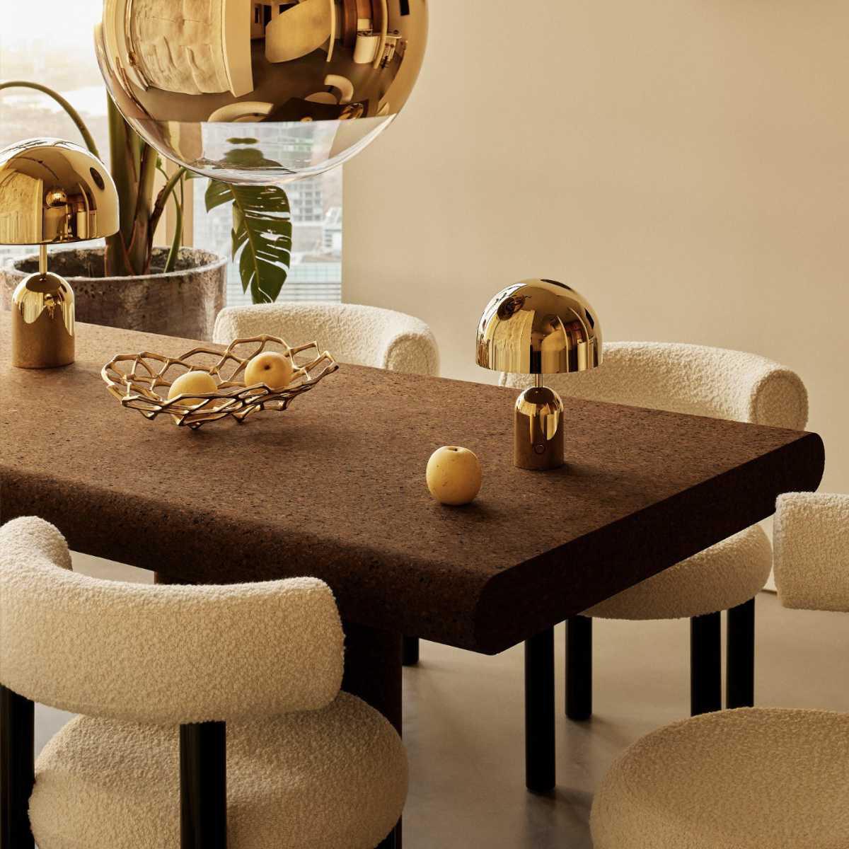 Luminária De Mesa Tom Dixon Bell Portable Dimerizável 