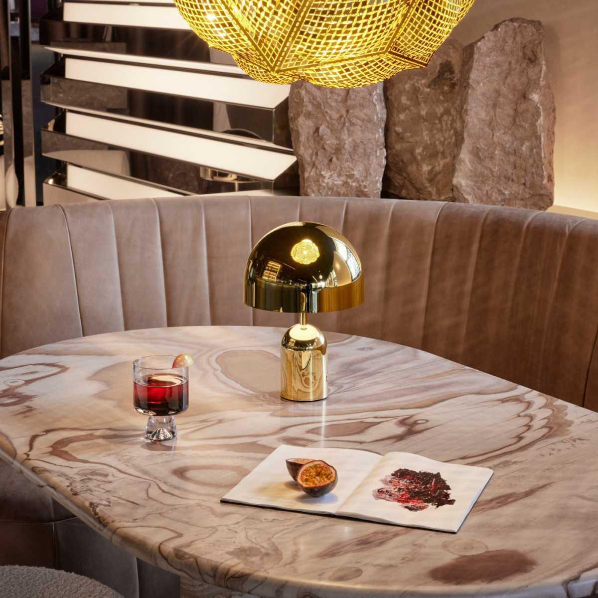 Luminária De Mesa Tom Dixon Bell Portable Dimerizável  Luminária De Mesa Tom Dixon Bell Portable Dimerizável