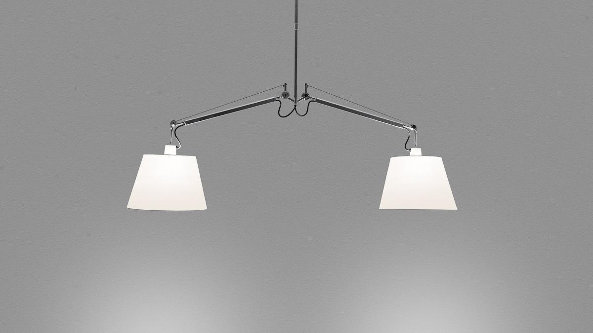 Pendente Artemide Tolomeo Double Shade design Michele De Lucchi & Giancarlo Fassina 