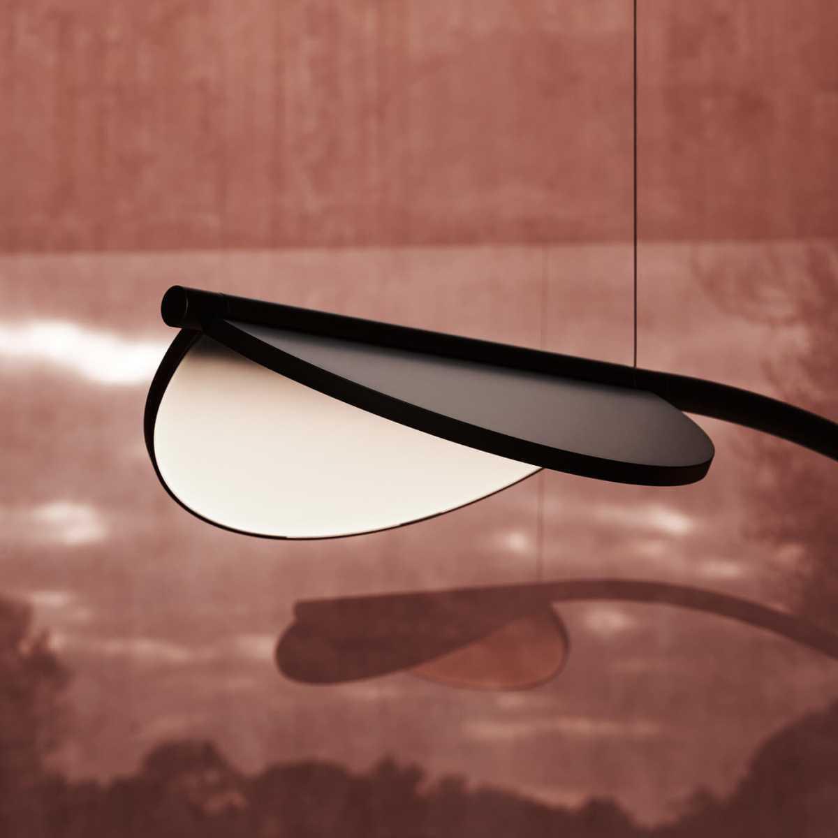 Pendente Flos Almendra S2 Arc Long arqueado Patricia Urquiola Pendente Flos Almendra S2 Arc Long arqueado Patricia Urquiola