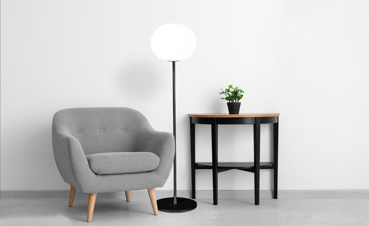 Luminaria De Piso Flos Glo-Ball Designer Jasper Morrison Luminaria De Piso Flos Glo-Ball Designer Jasper Morrison