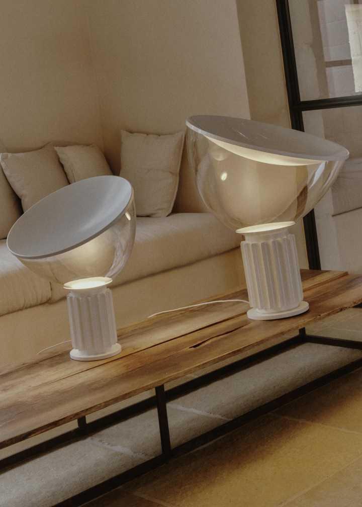 Luminária De Mesa Flos Taccia Designer Achille E Castiglioni Luminária De Mesa Flos Taccia Designer Achille E Castiglioni