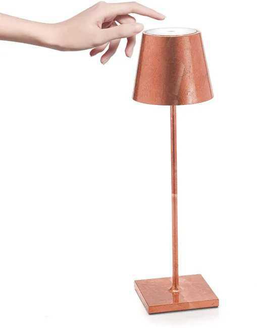 Luminária de Mesa Poldina Zafferano Folha de Cobre Luminária de Mesa Poldina Zafferano Folha de Cobre