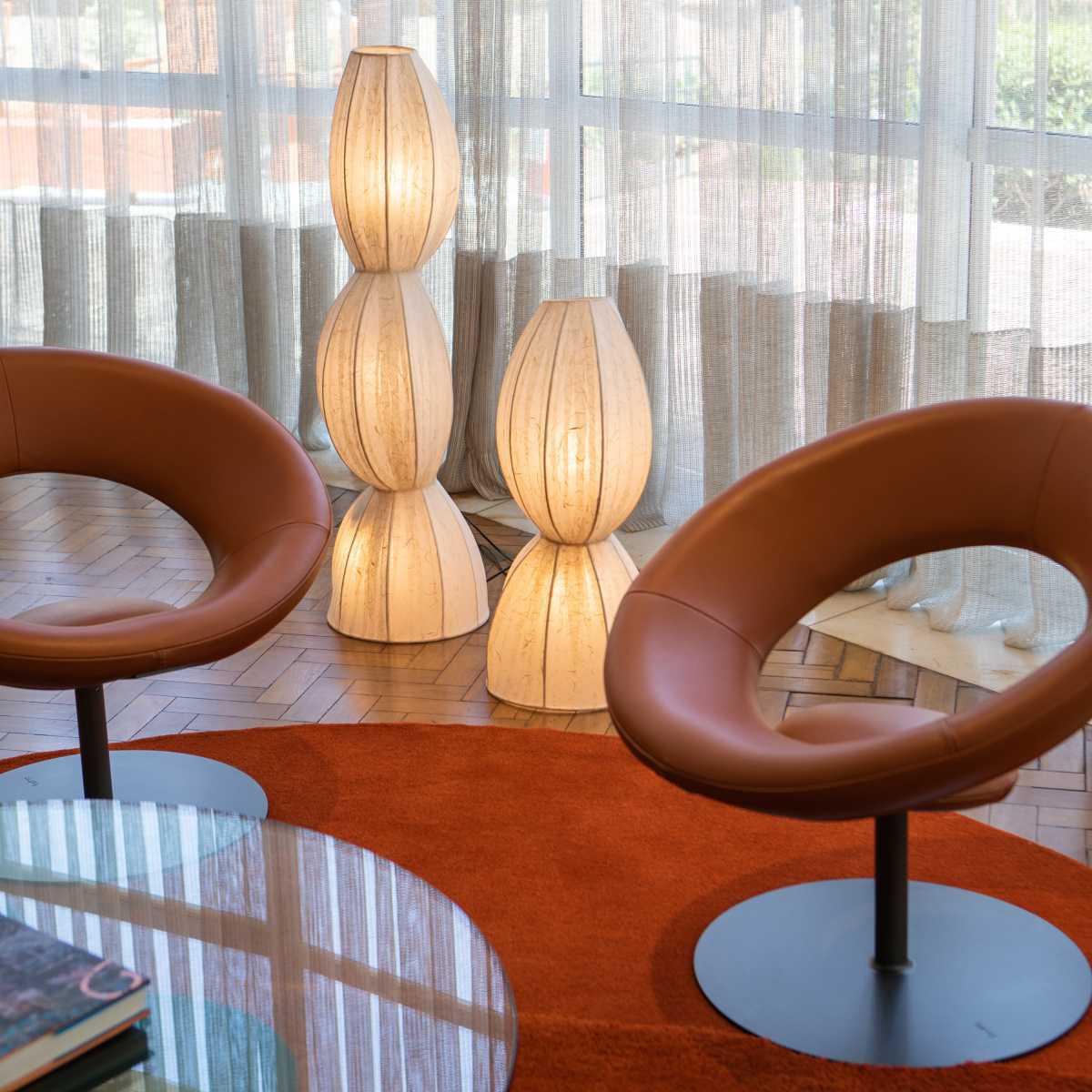 Luminaria de piso AY LI 2 Gomos Design Adriana Yazbek 