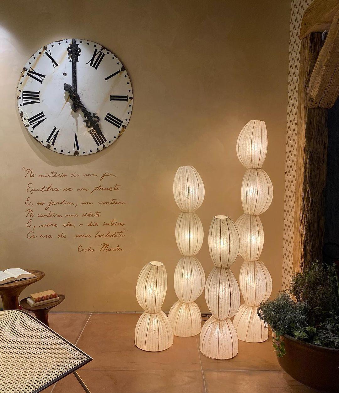 Luminaria de piso AY LI 2 Gomos Design Adriana Yazbek 