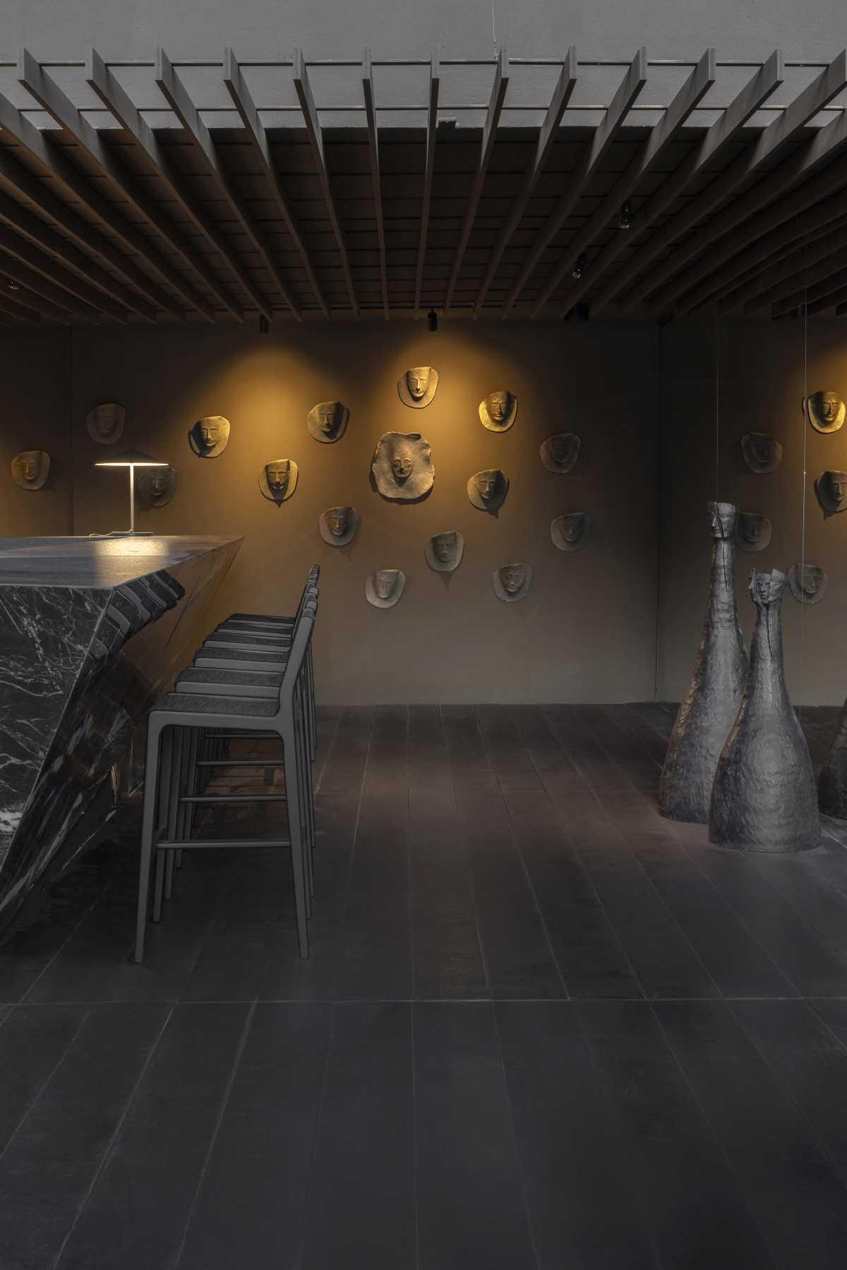 Luminaria de mesa Linha G Tai