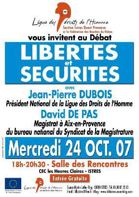 Soirée de la Ligue des Droits de l'Homme