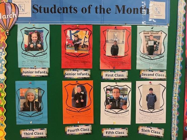 Look at our March award winners - lots to be proud of! Keep up the great effort boys and girls!