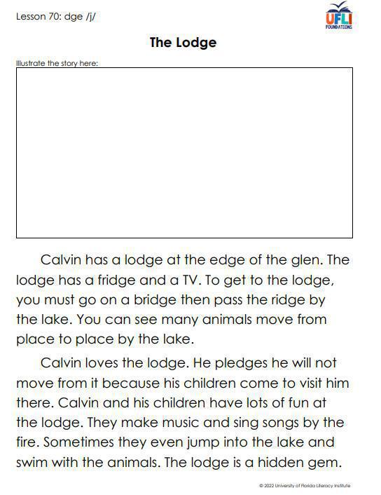 UFLI Monday and Tuesday 