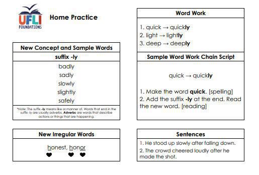 UFLI Wednesday and Thursday