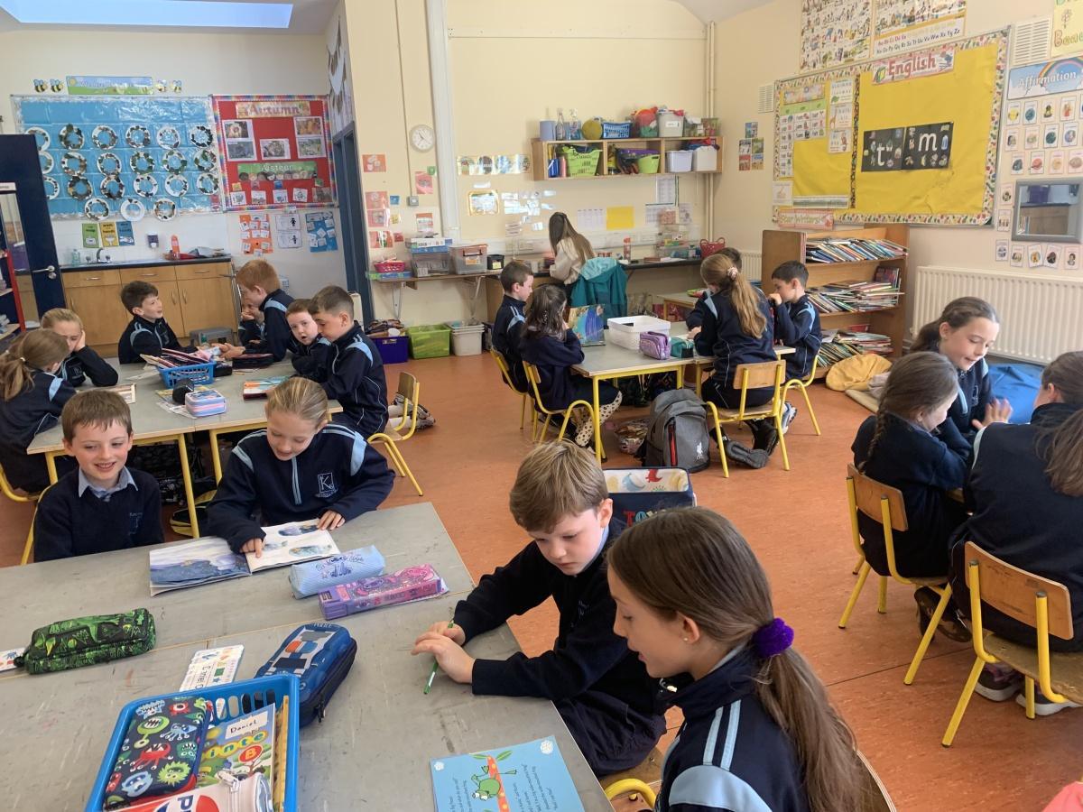 Buddy Reading (Seniors and 4th Class)