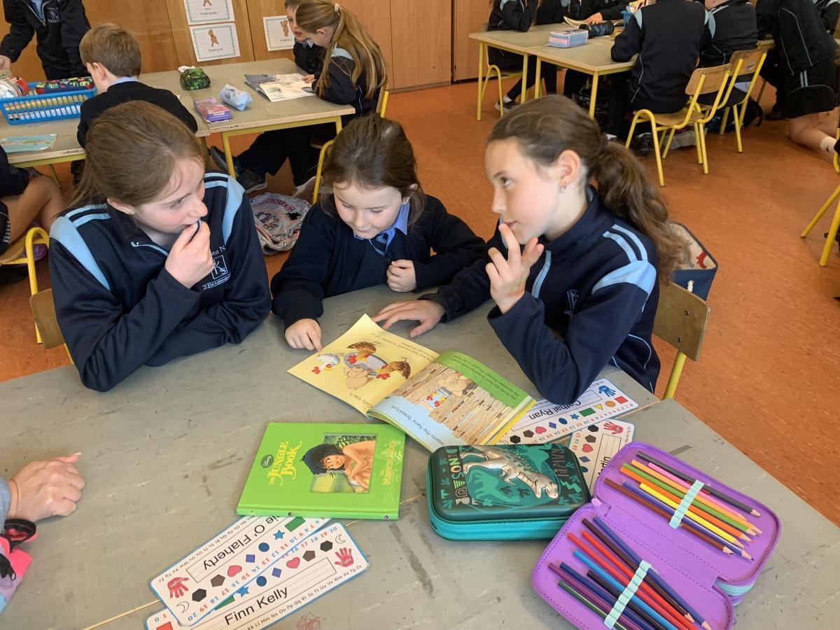 Buddy Reading (Seniors and 4th Class)