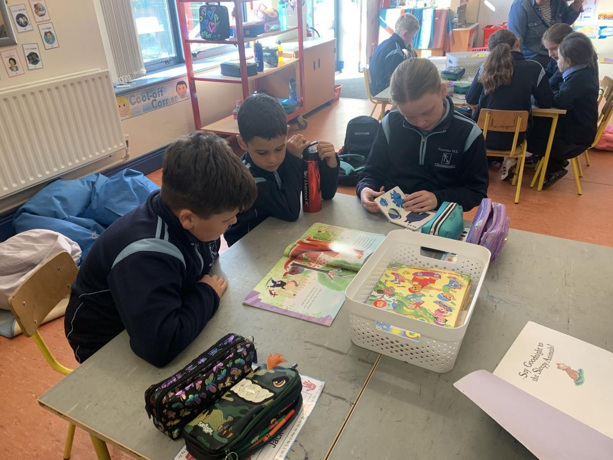 Buddy Reading (Seniors and 4th Class)