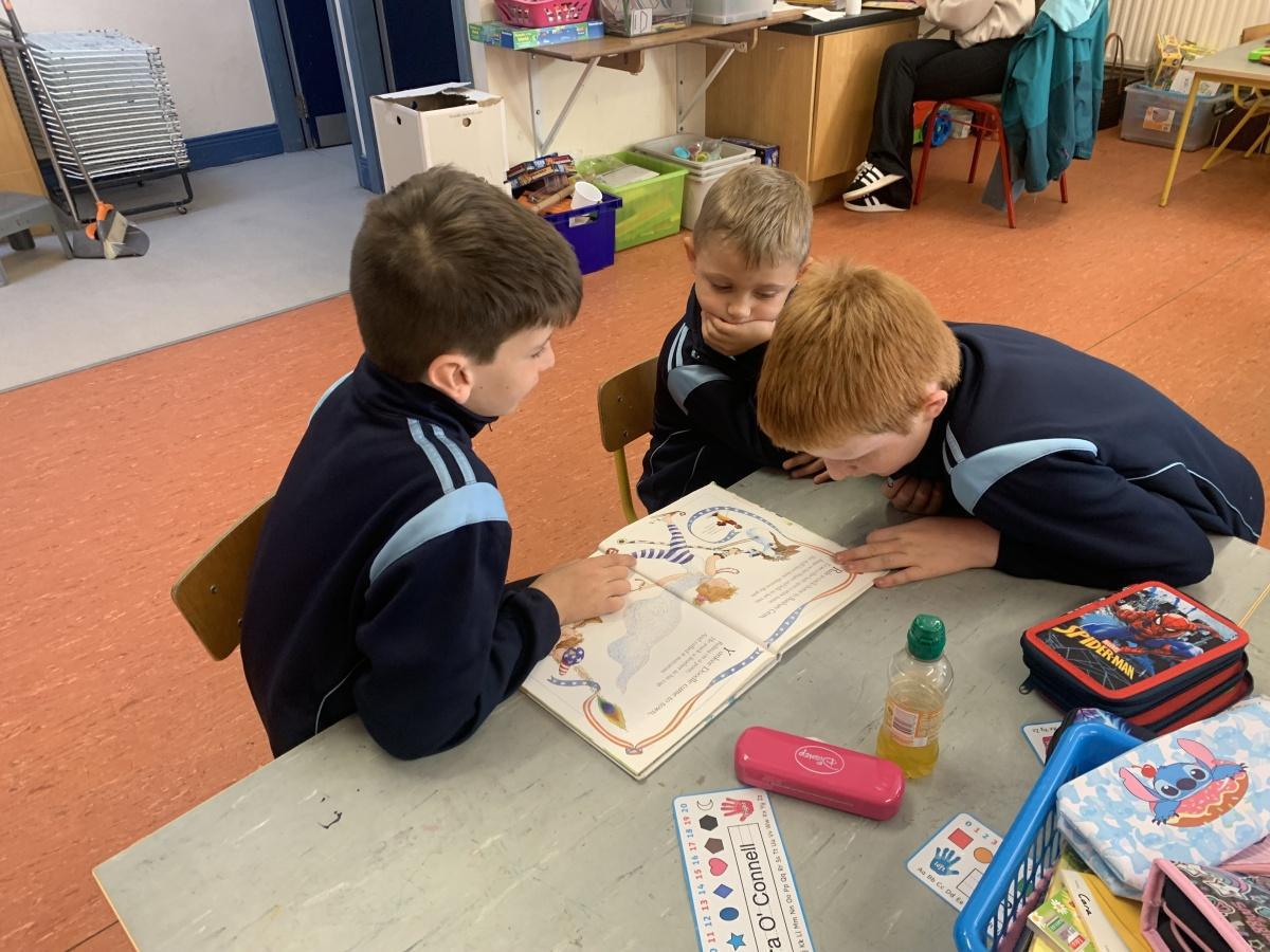 Buddy Reading (Seniors and 4th Class)