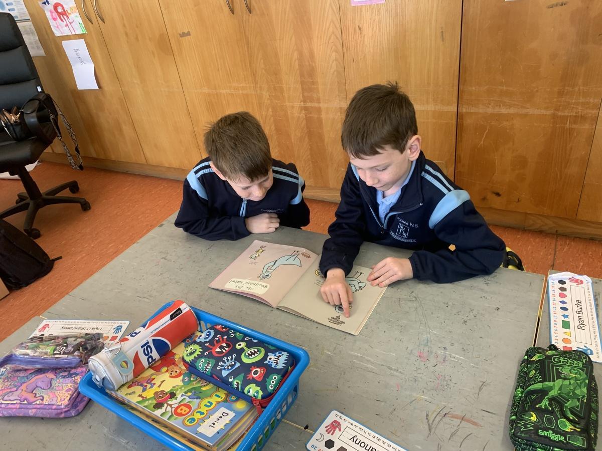 Buddy Reading (Seniors and 4th Class)