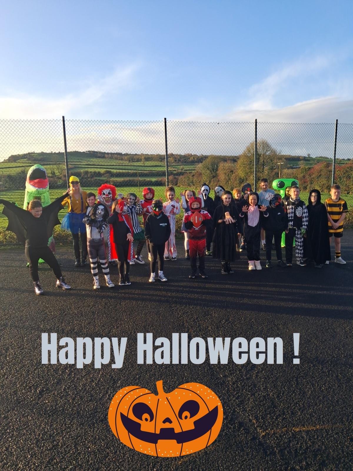 Happy Halloween from 3rd Class 