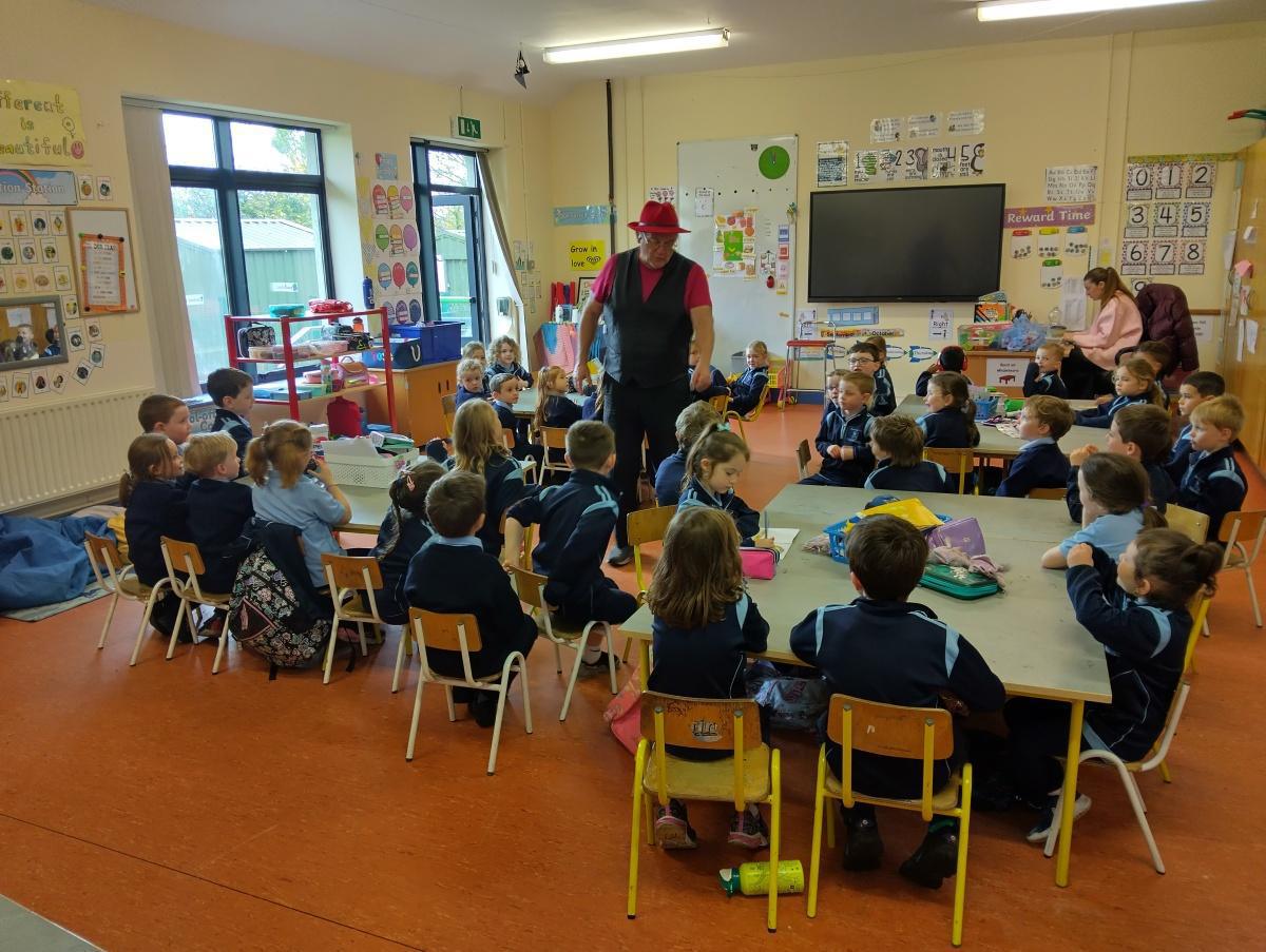 Story telling with Anthony Galvin today Story telling with Anthony Galvin today