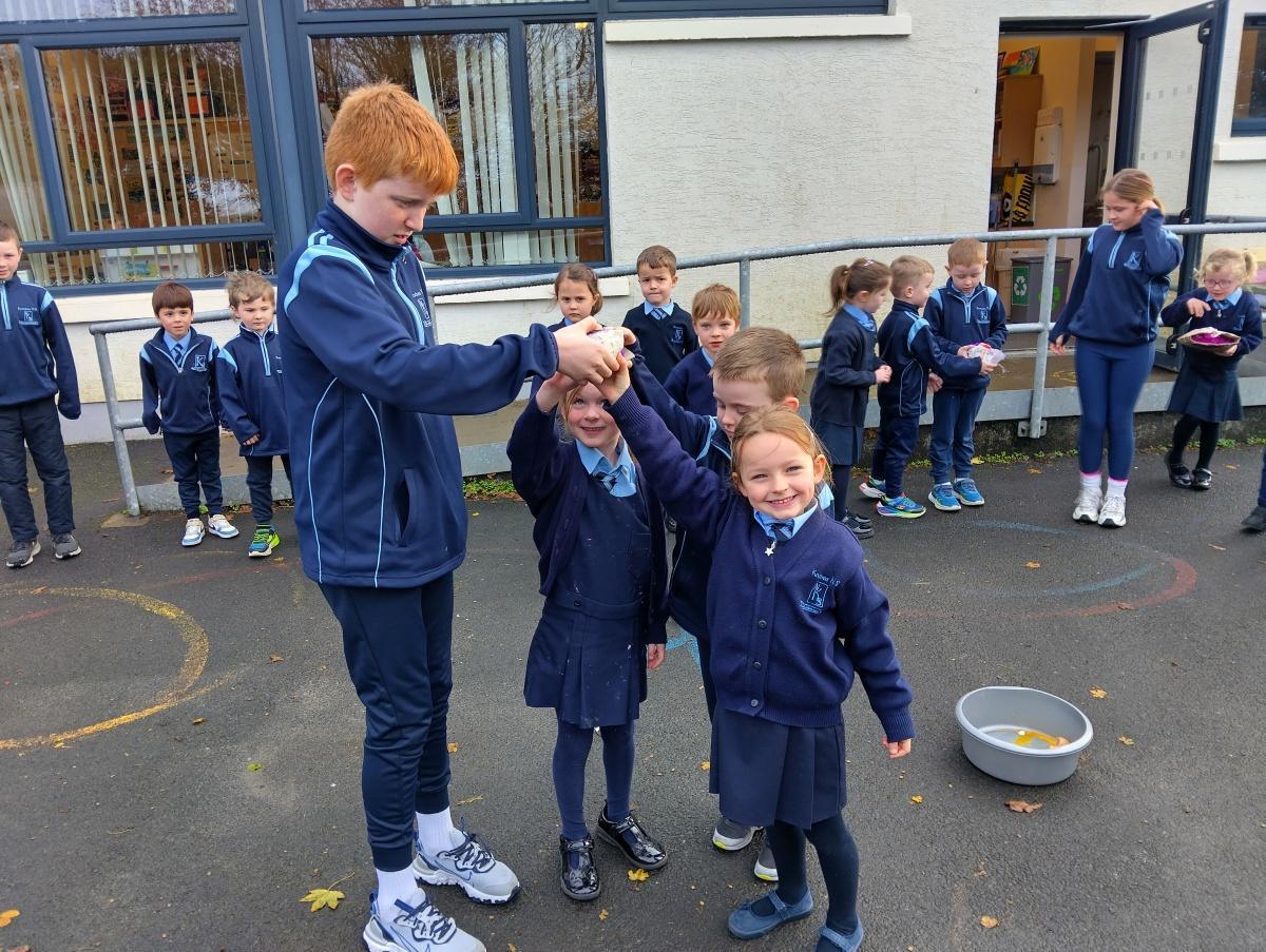 It's Science week- we did the egg drop challenge!