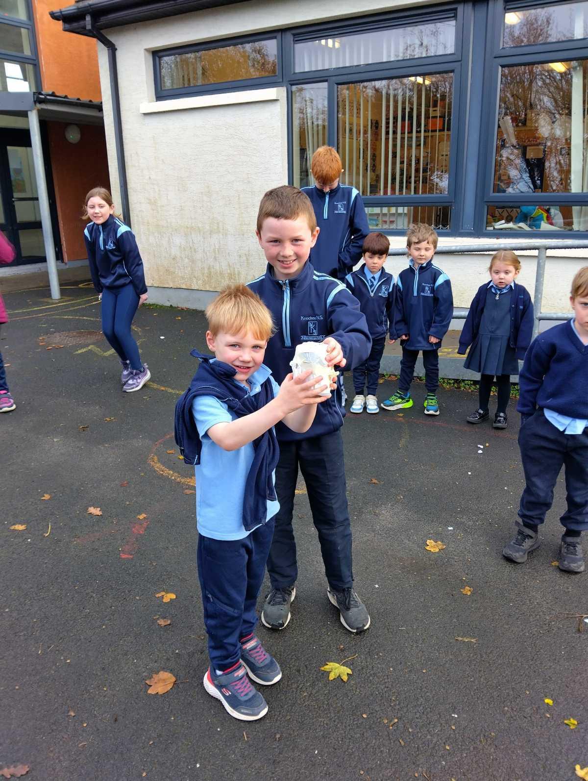 It's Science week- we did the egg drop challenge!