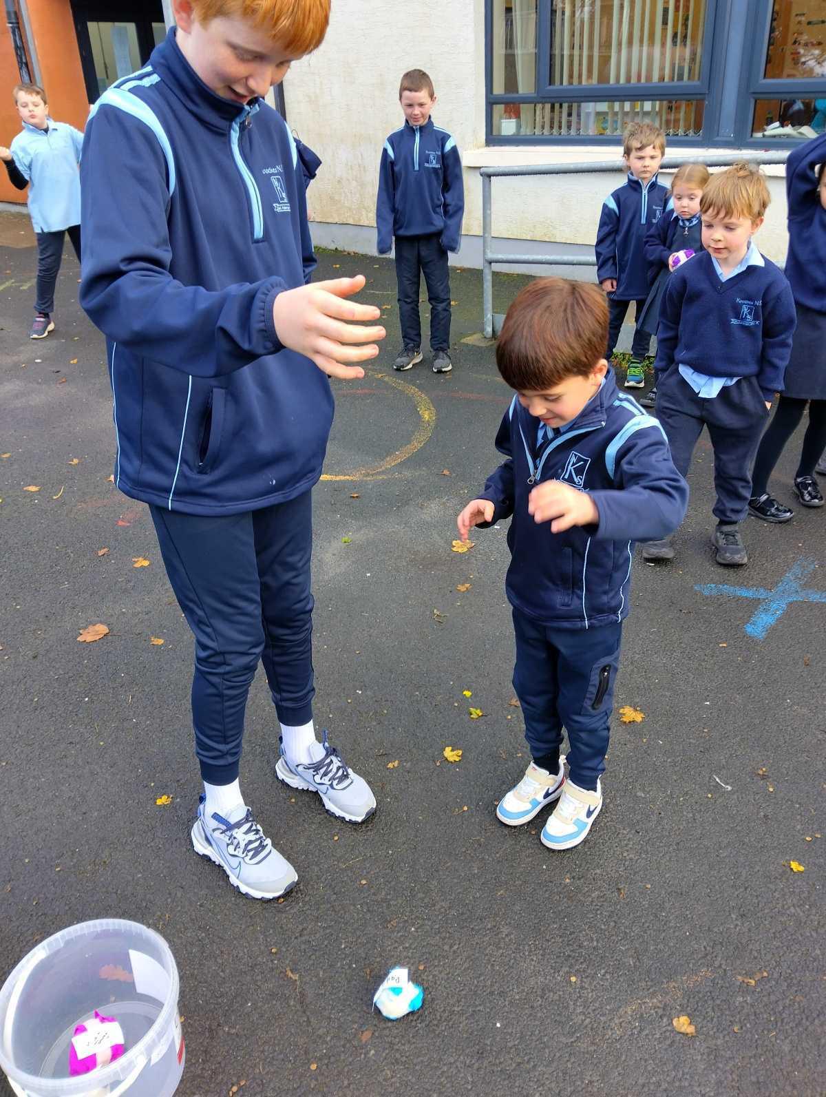 It's Science week- we did the egg drop challenge!