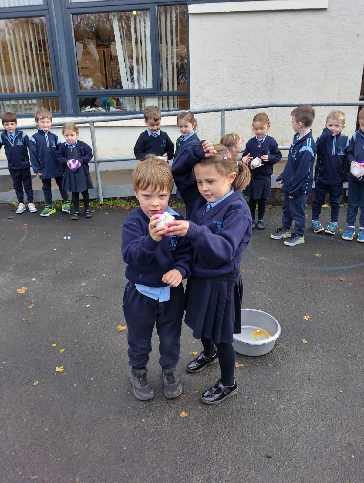 It's Science week- we did the egg drop challenge! It's Science week- we did the egg drop challenge!