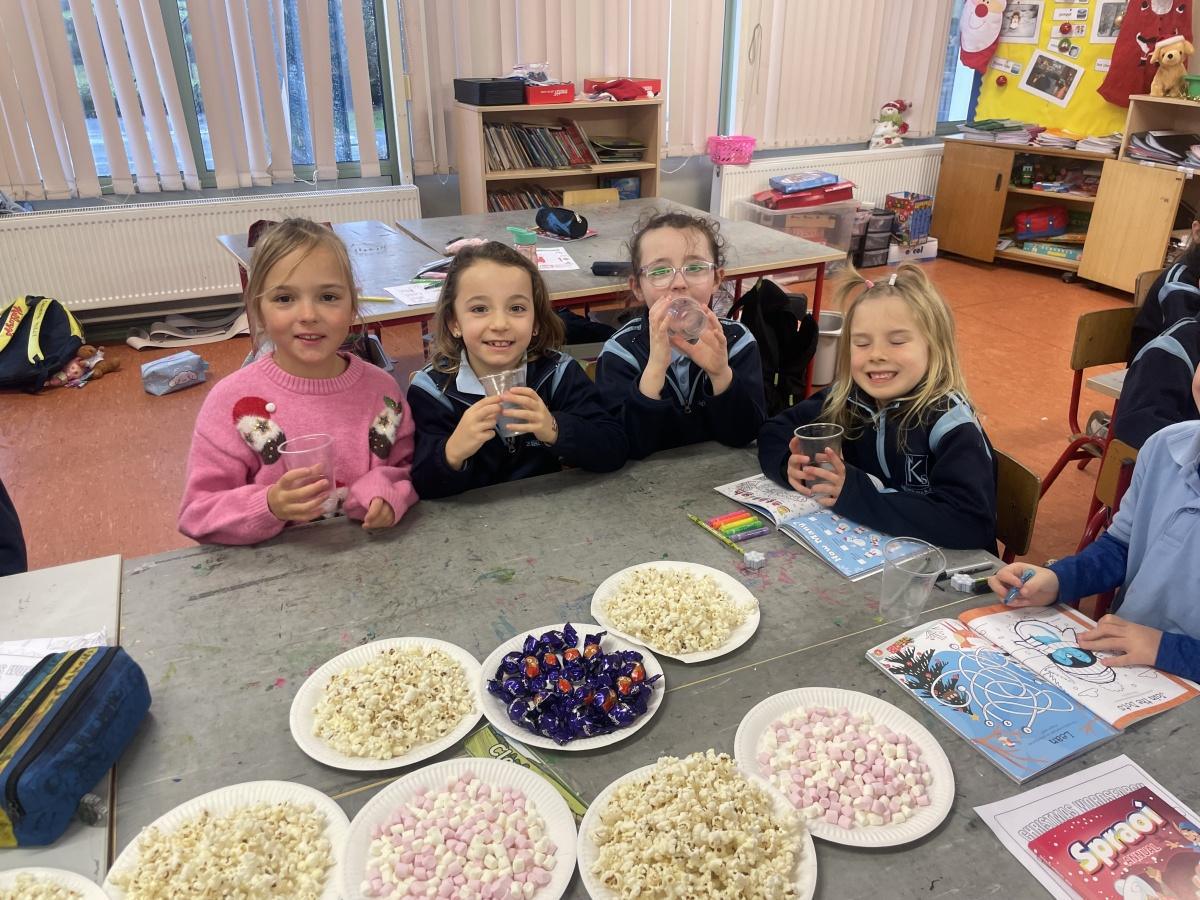 Hot Chocolate & Popcorn Surprise! Hot Chocolate & Popcorn Surprise!