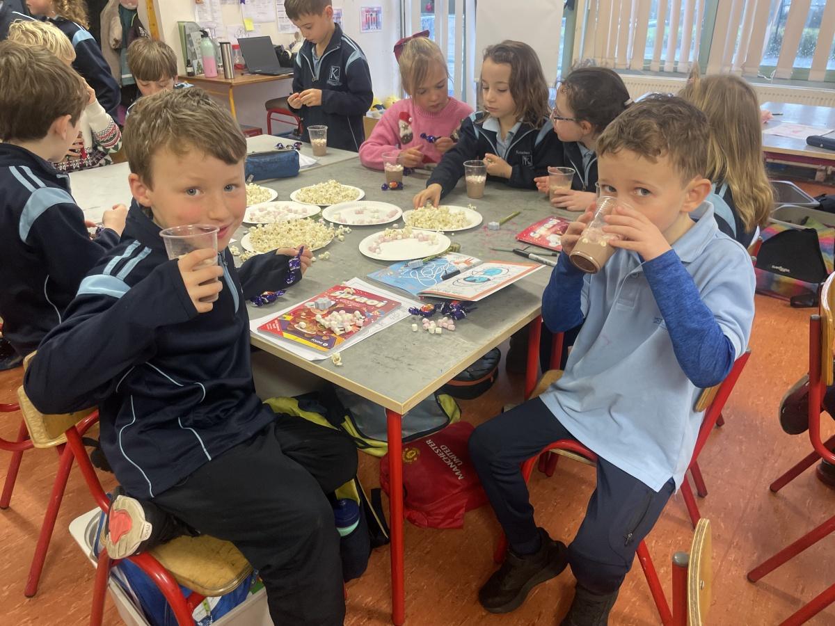 Hot Chocolate & Popcorn Surprise! Hot Chocolate & Popcorn Surprise!