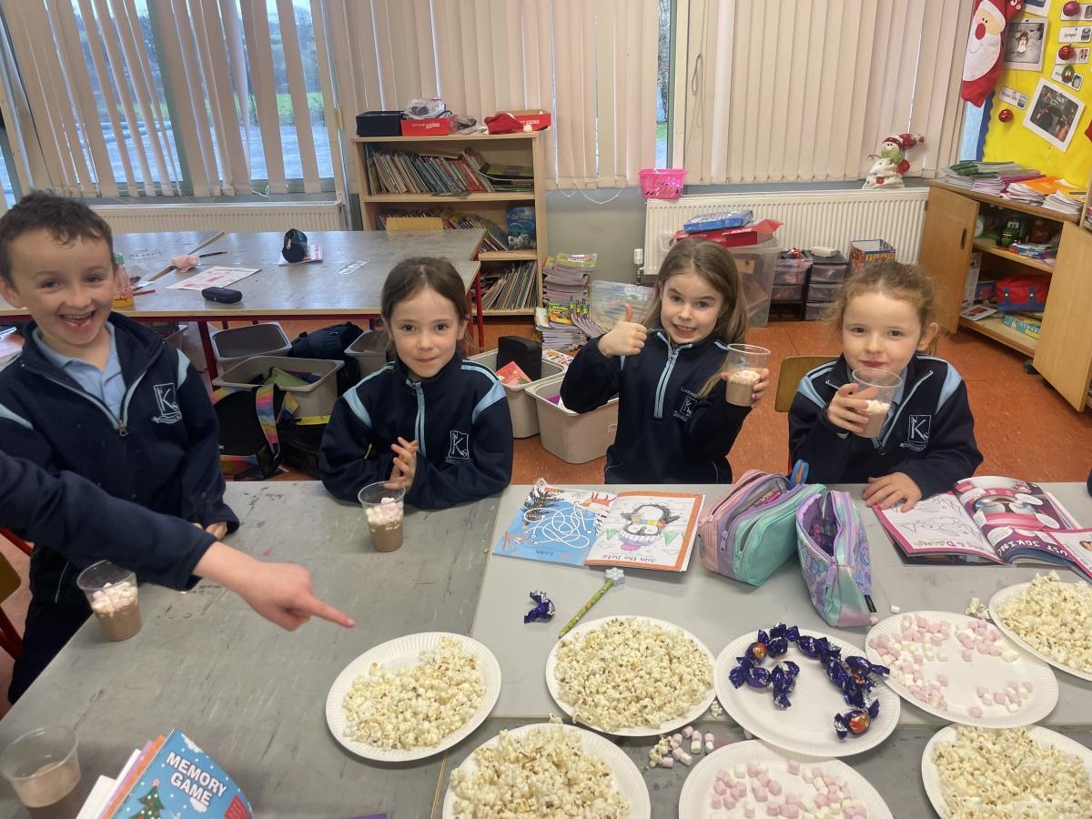 Hot Chocolate & Popcorn Surprise! 