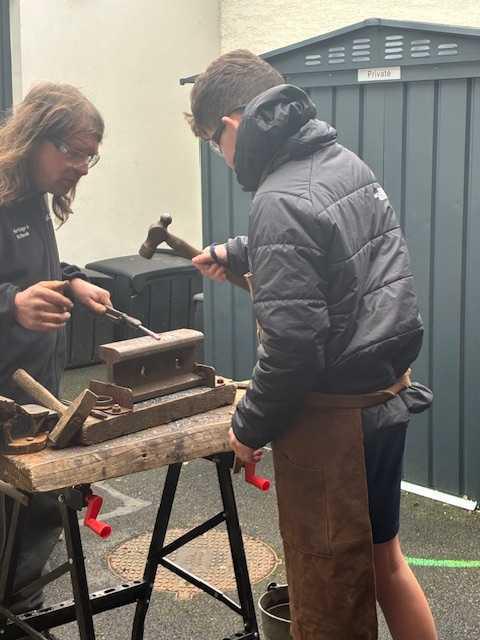 Heritage in Schools Visit - A Blacksmith