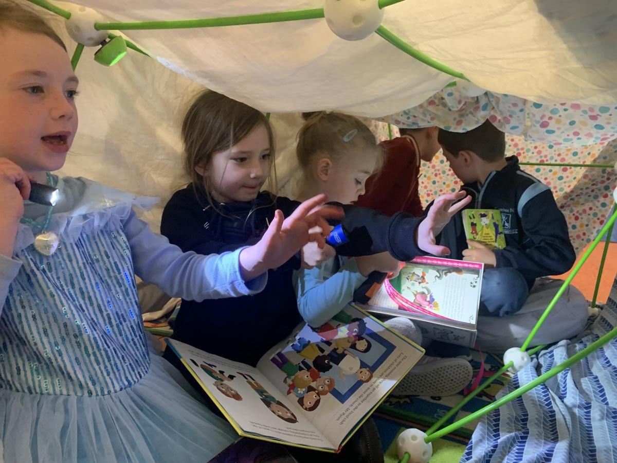 Senior Infants enjoying World Book Day 2026 Senior Infants enjoying World Book Day 2026