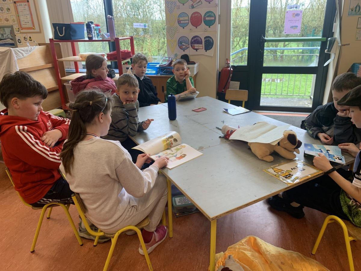 Senior Infants enjoying World Book Day 2026 Senior Infants enjoying World Book Day 2026
