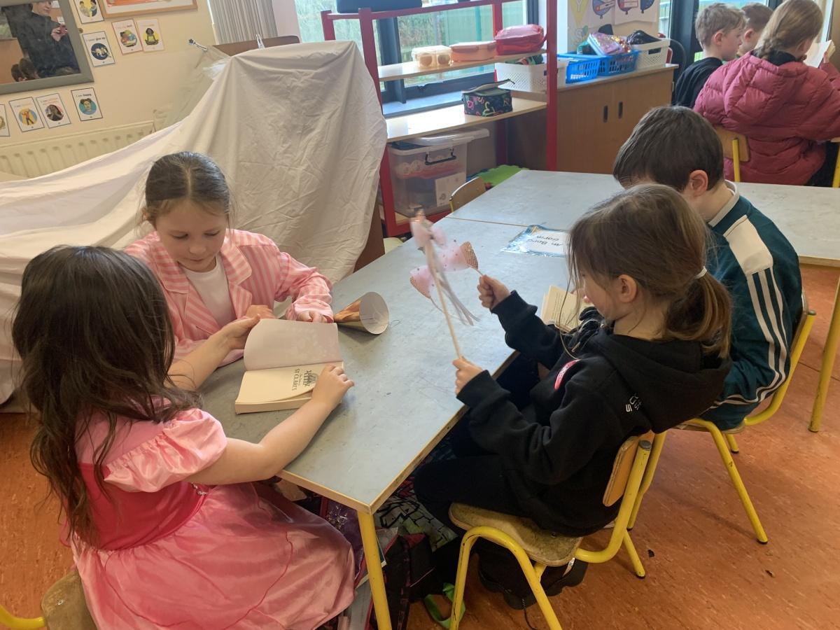 Senior Infants enjoying World Book Day 2026 Senior Infants enjoying World Book Day 2026