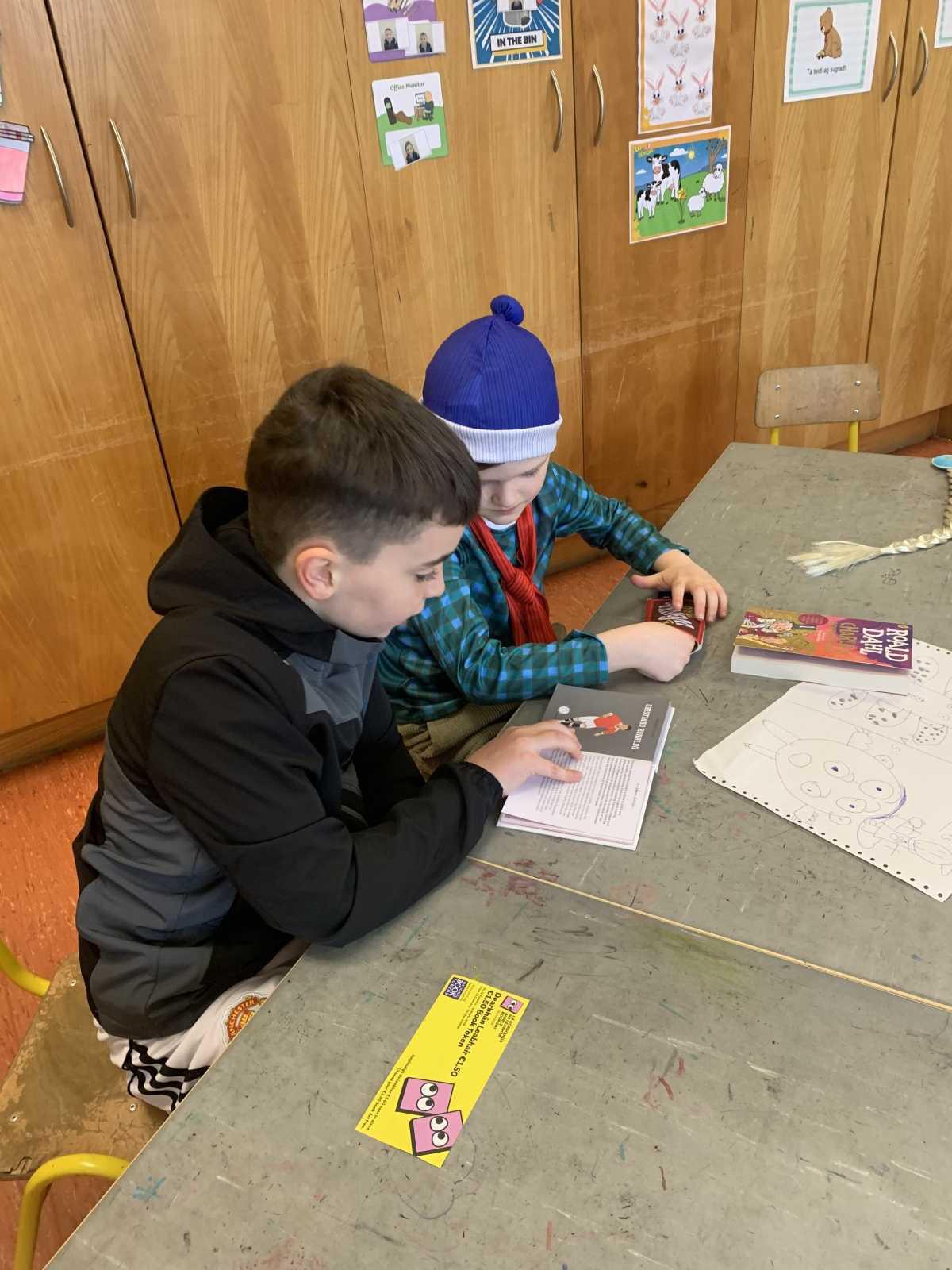 Senior Infants enjoying World Book Day 2026