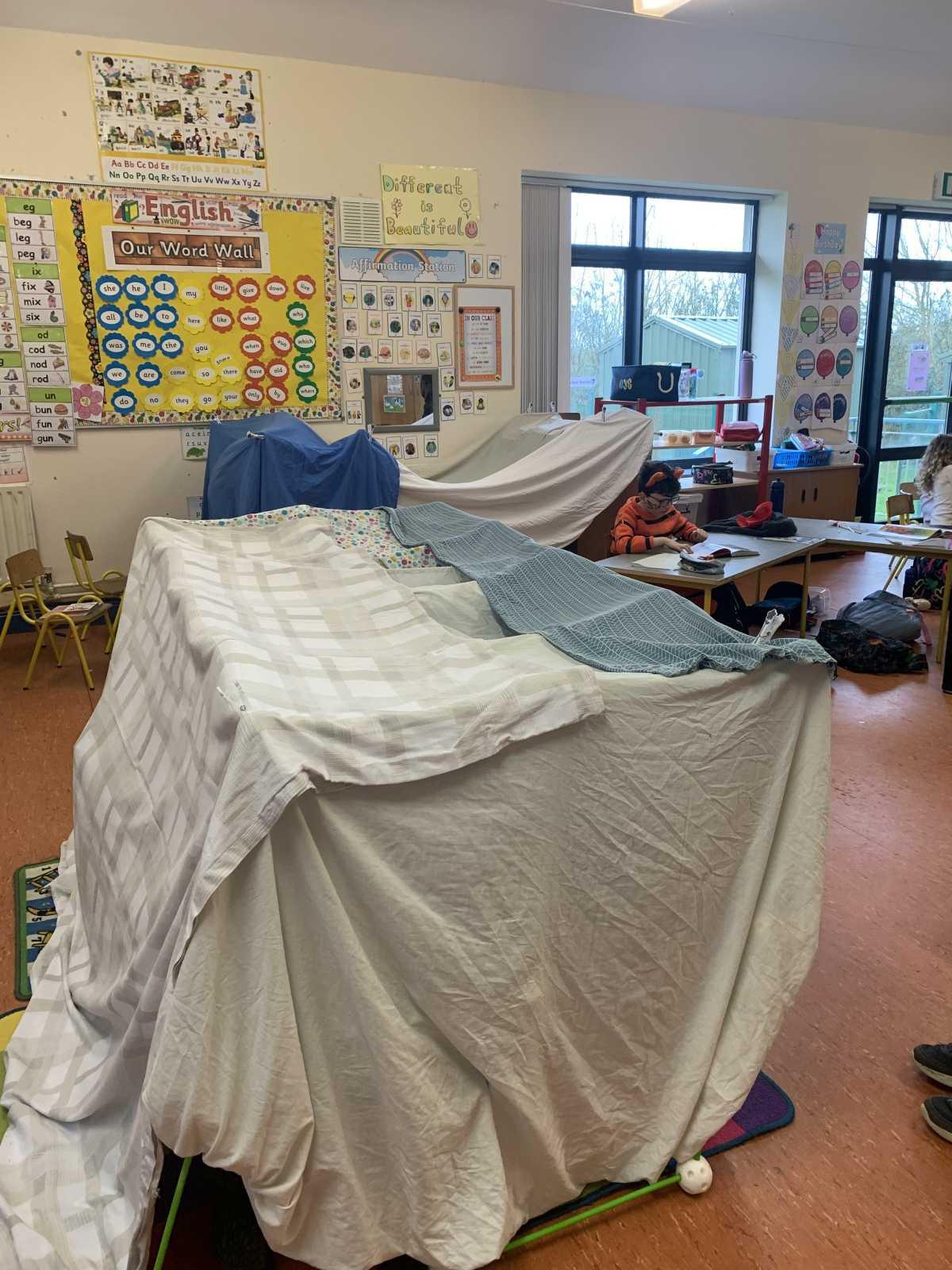 Senior Infants enjoying World Book Day 2026